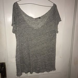 Brandy Melville light Gray tee shirt